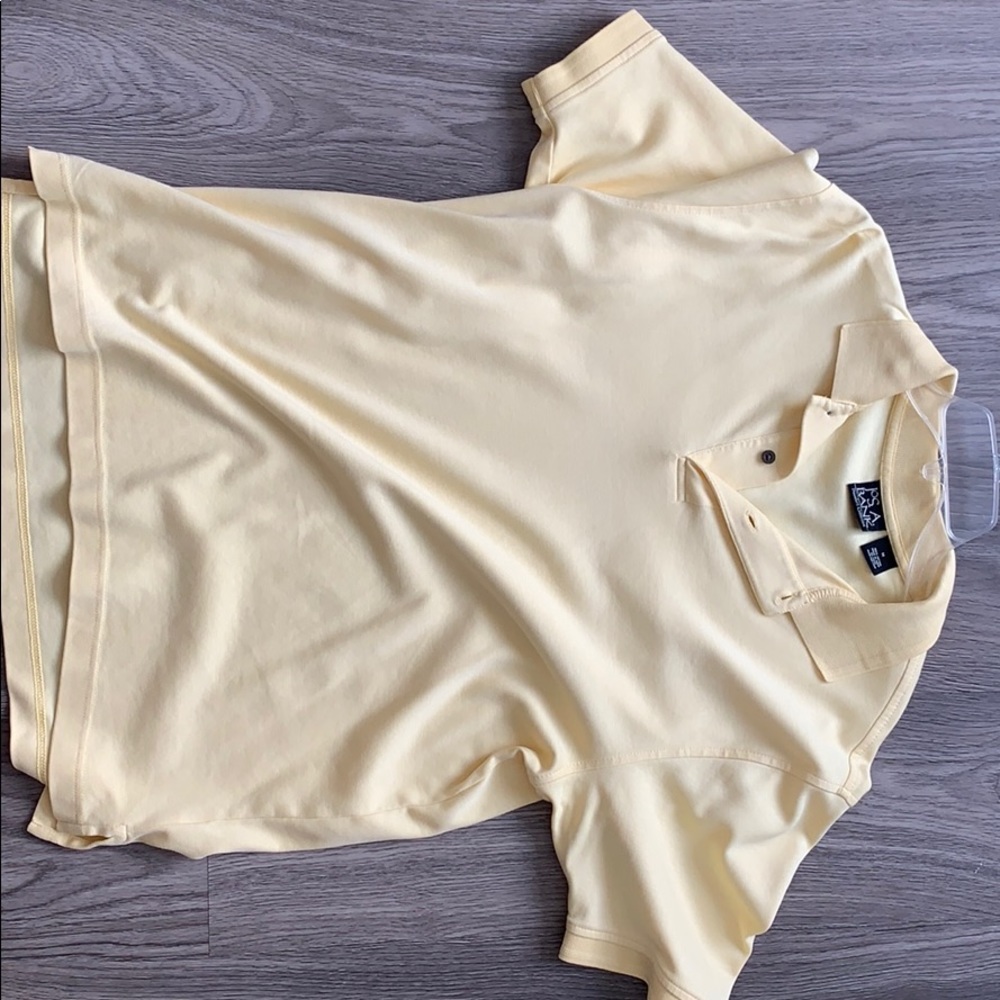 Jos A Bank Yellow Polo